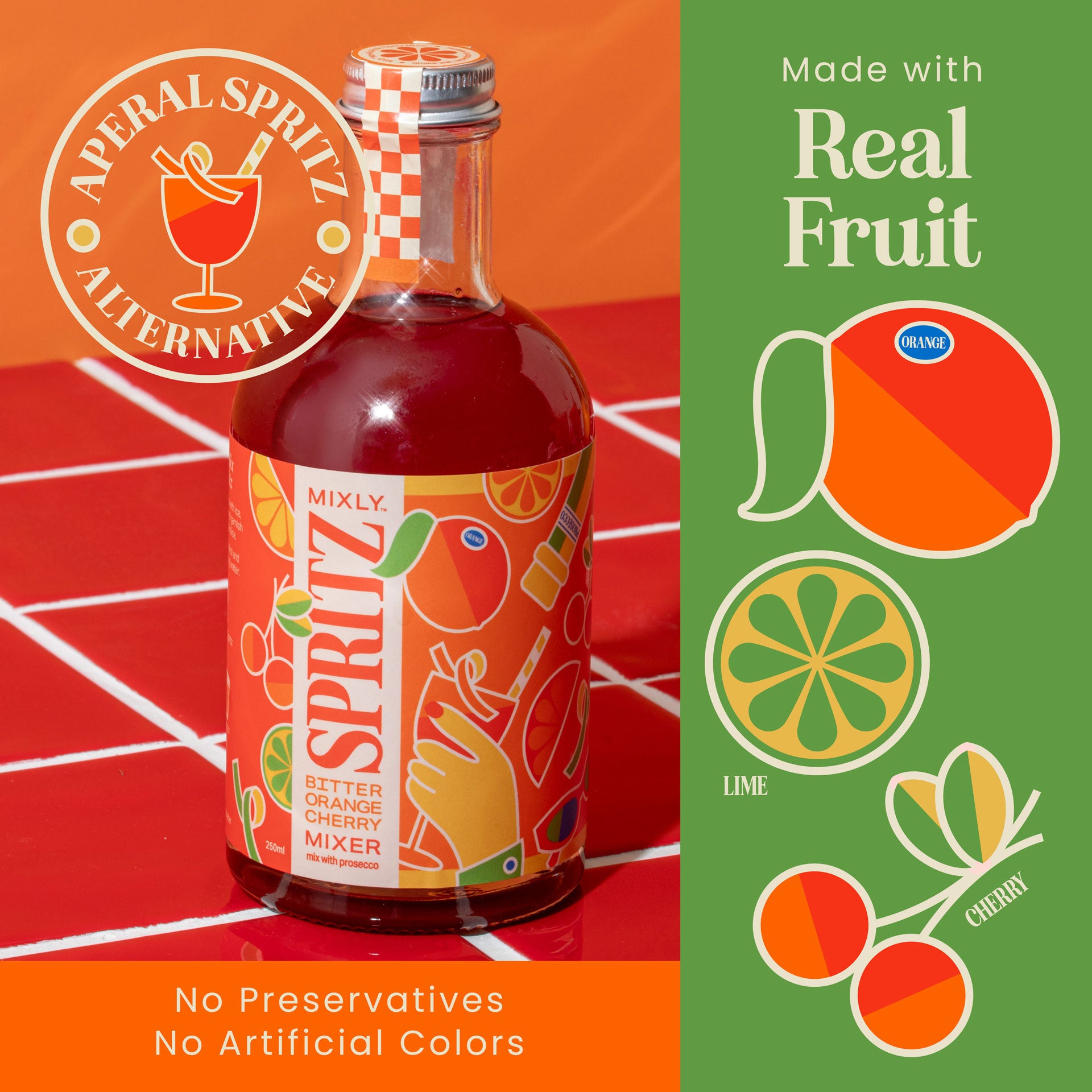 New! Mixly Spritz Mixer Trio | Non Alcoholic Cocktail & Mocktail