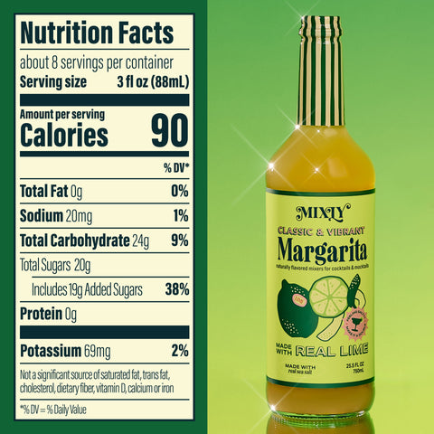 Classic & Vibrant Margarita Cocktail & Mocktail Mixer