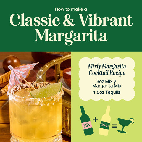 Classic & Vibrant Margarita Cocktail & Mocktail Mixer