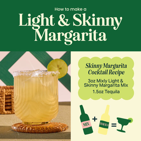 Light & Skinny Margarita Cocktail & Mocktail Mixer