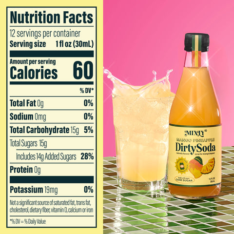 Mango Pineapple Dirty Soda Syrup