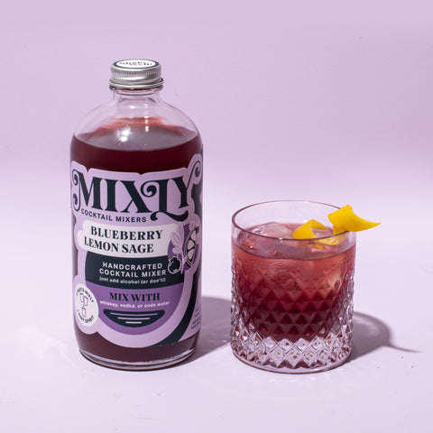 Blueberry Lemon Sage Cocktail Mixer
