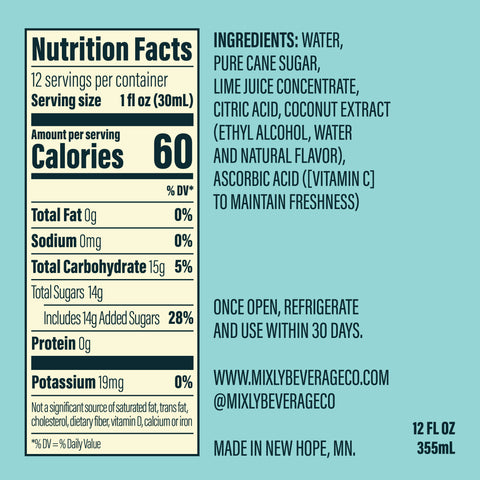 Coconut Lime Dirty Soda Syrup (Pre-Order)