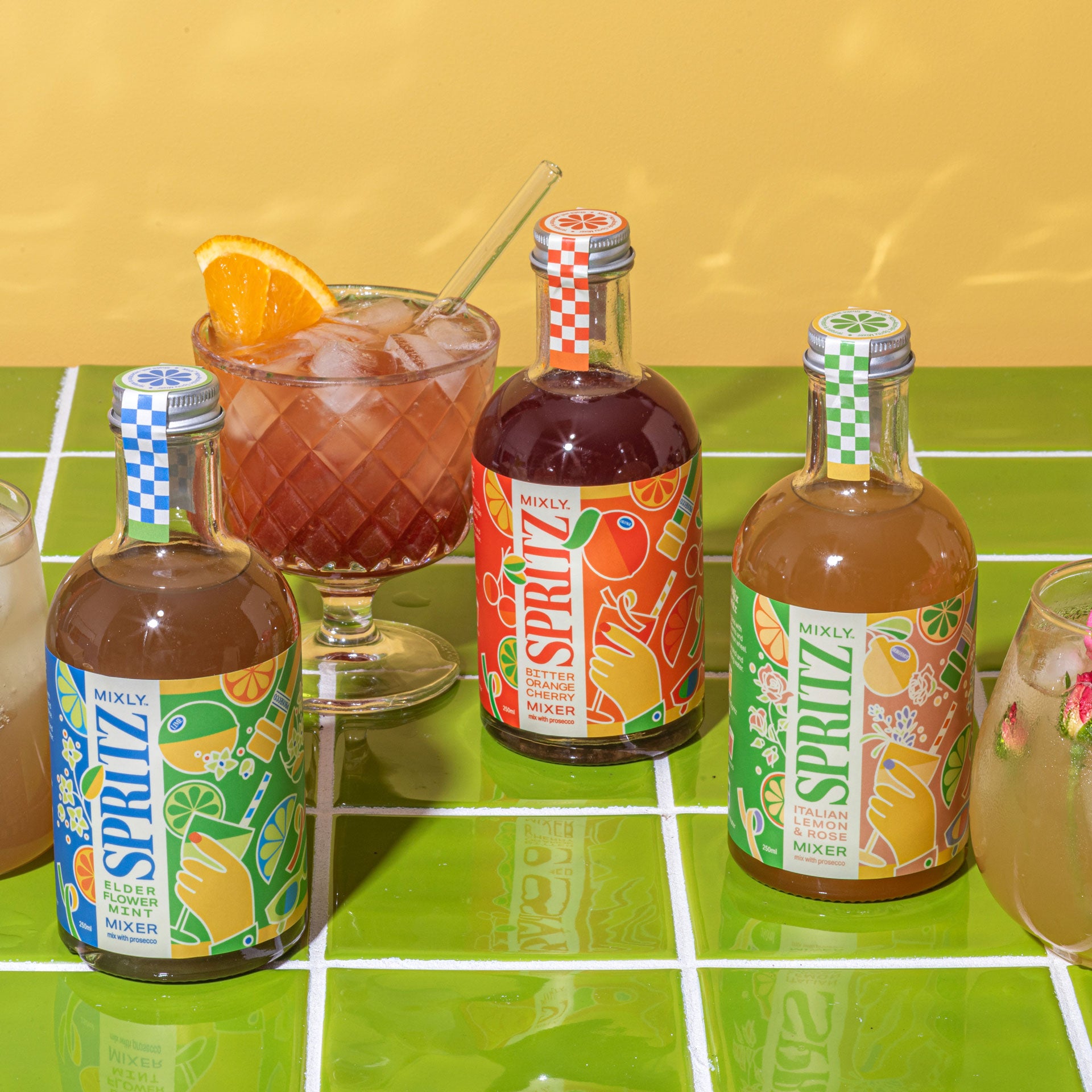 New! Mixly Spritz Mixer Trio | Non Alcoholic Cocktail & Mocktail